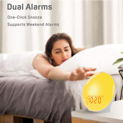 Oceanfront Sunrise Glow Alarm Clock