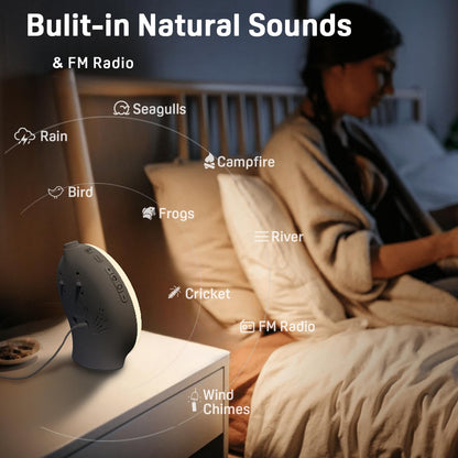 Oceanfront Sunrise Glow Alarm Clock