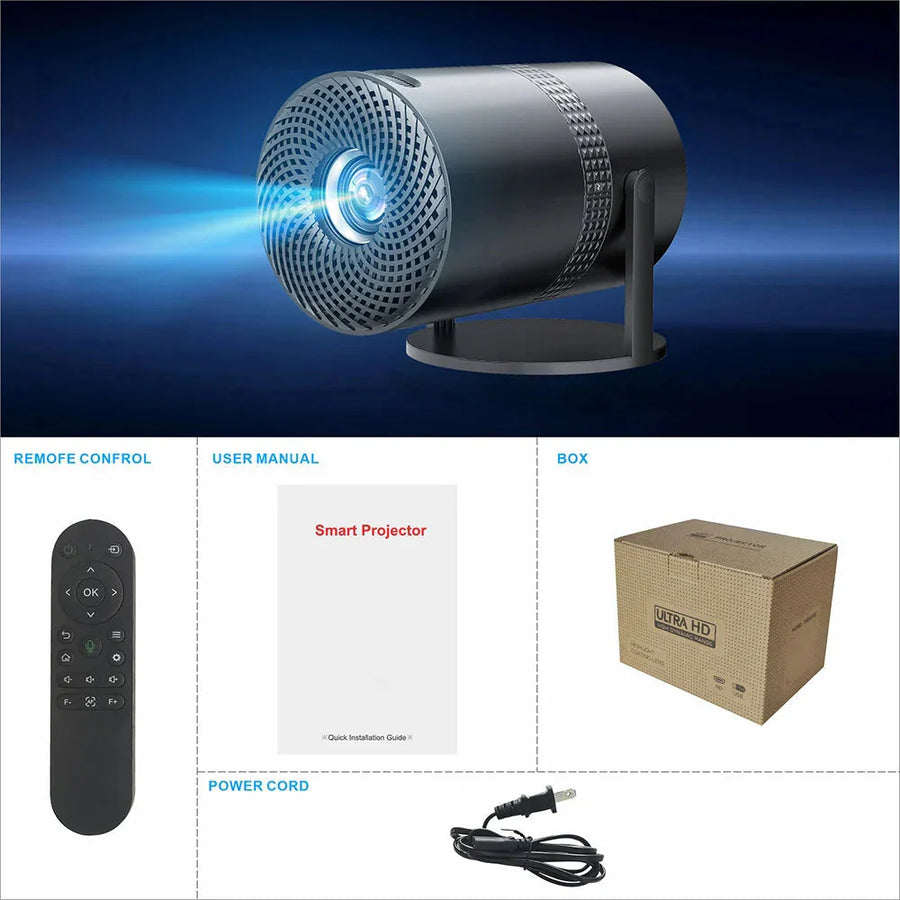 Salange P300 Mini Projector, Android 11 with Wi-Fi